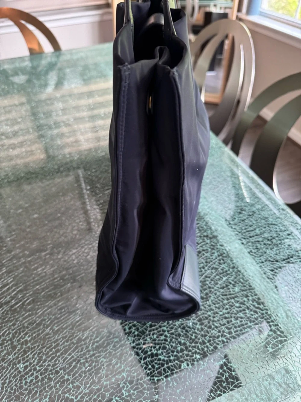 Tory Burch Navy Reva Nylon Tote‎